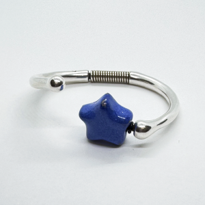 NEW Mini Versatile Bracelet Silver Plated with Ceramic Star