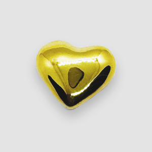 Gold Plated Accessory for Chain or Ring - Heart