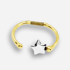 NEW Mini Versatile Bracelet Gold Plated with Silver Star
