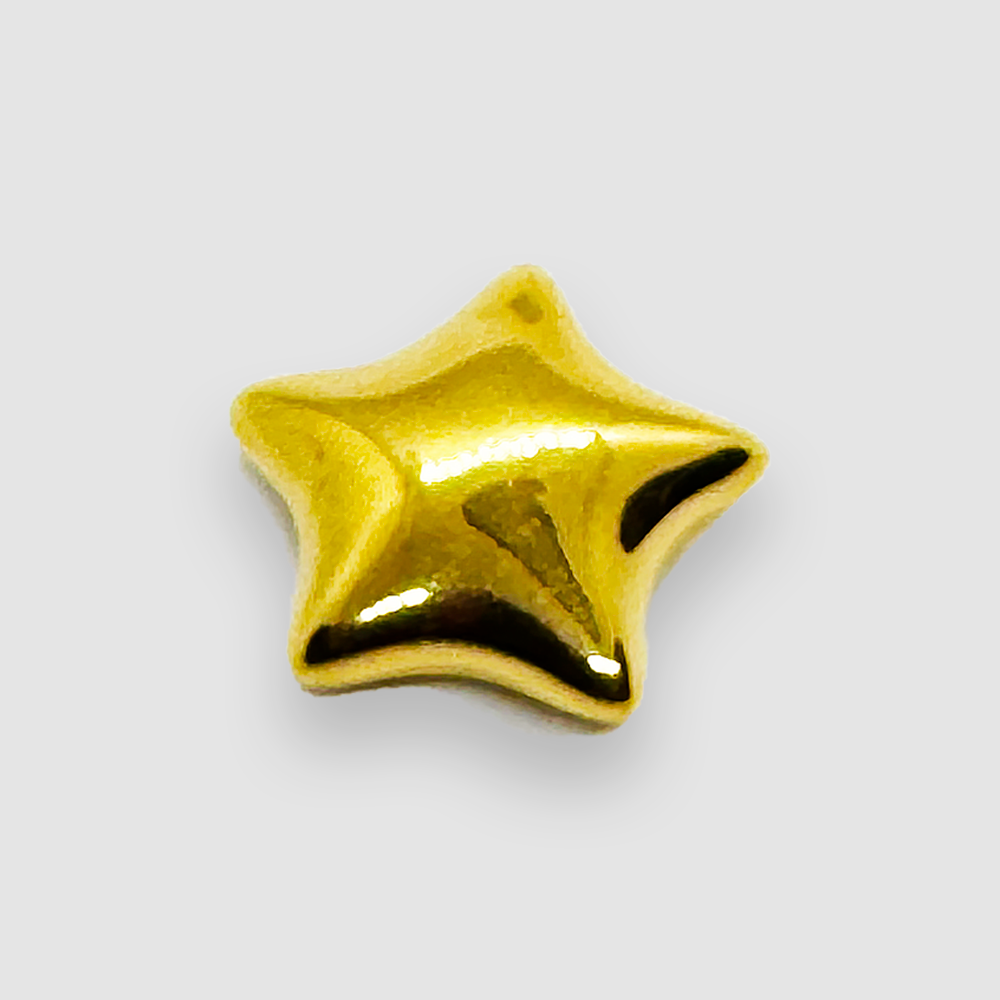 Silver Plated Accessory for Chain or Ring - Star - Image 3
