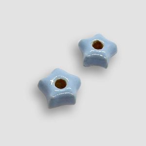 Star Ceramic for earrings versatile - Sky Blue