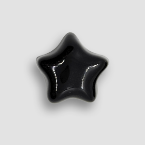 Accessory Ceramic Star for Rings or Necklaces - Black