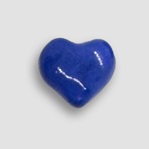 Accessory Ceramic Heart for Rings or Necklaces - Blue