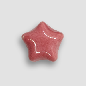 Accessory Ceramic Heart for Rings or Necklaces - Pink