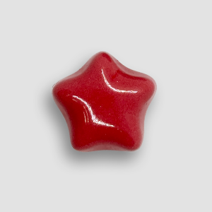 Accessory Ceramic Heart for Rings or Necklaces - Raspberry