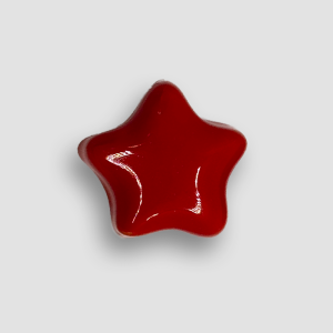 Accessory Ceramic Heart for Rings or Necklaces - Red