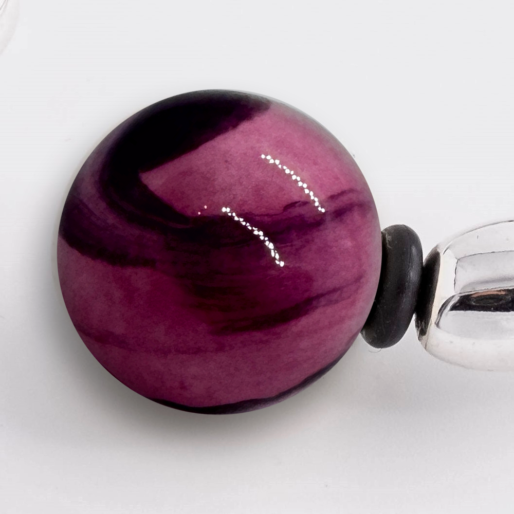 Beads ceramic for bracelet of plate silver or gold plated
