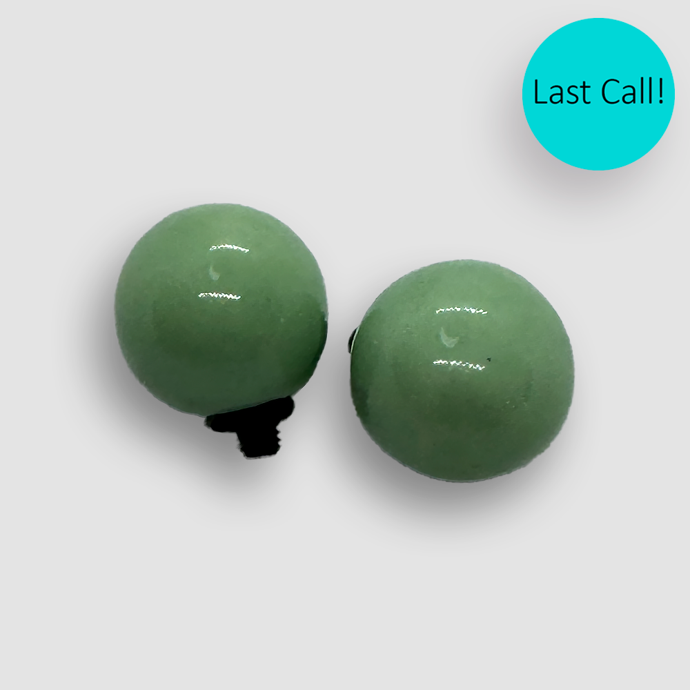 Beads Ceramic for Earrings Versatile Collection – Light Green