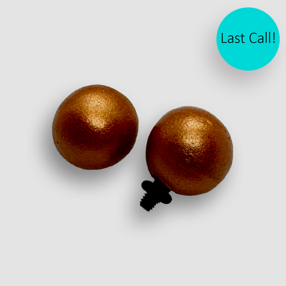 Beads Ceramic for Earrings Versatile Collection – Bronze