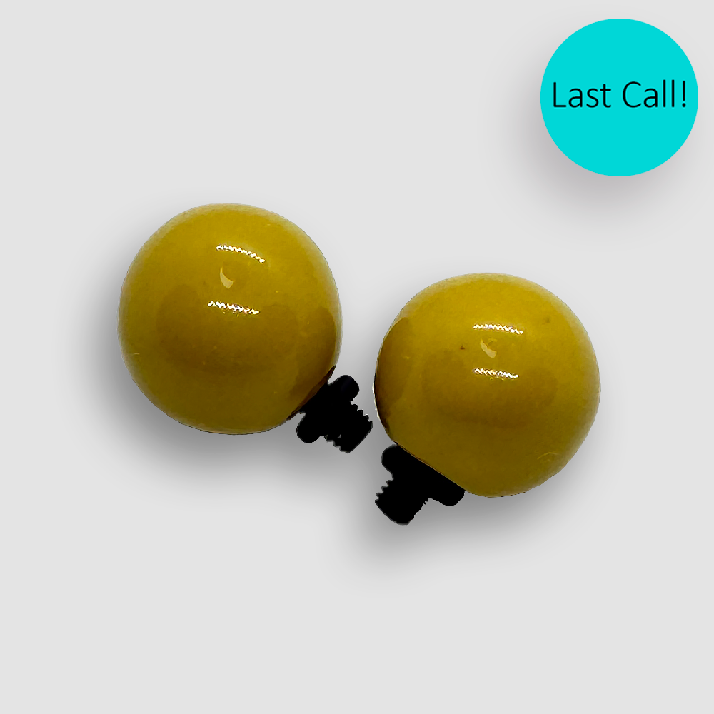 Beads Ceramic for Earrings Versatile Collection – Mustard
