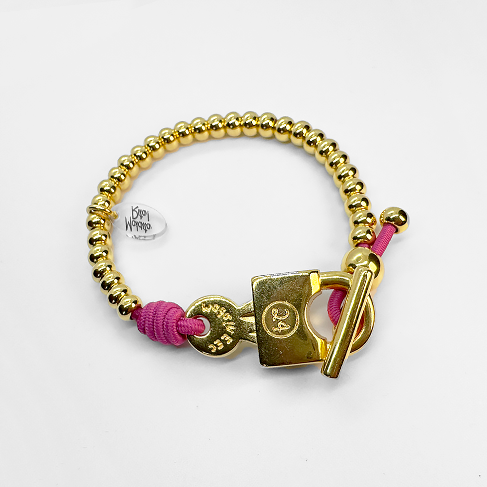Padlock bracelets Spain - Fuchsia